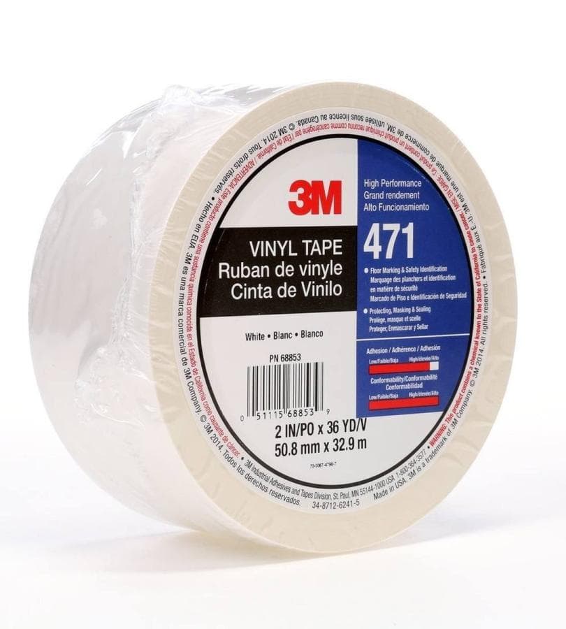 3M 471 White Vinyl Tape