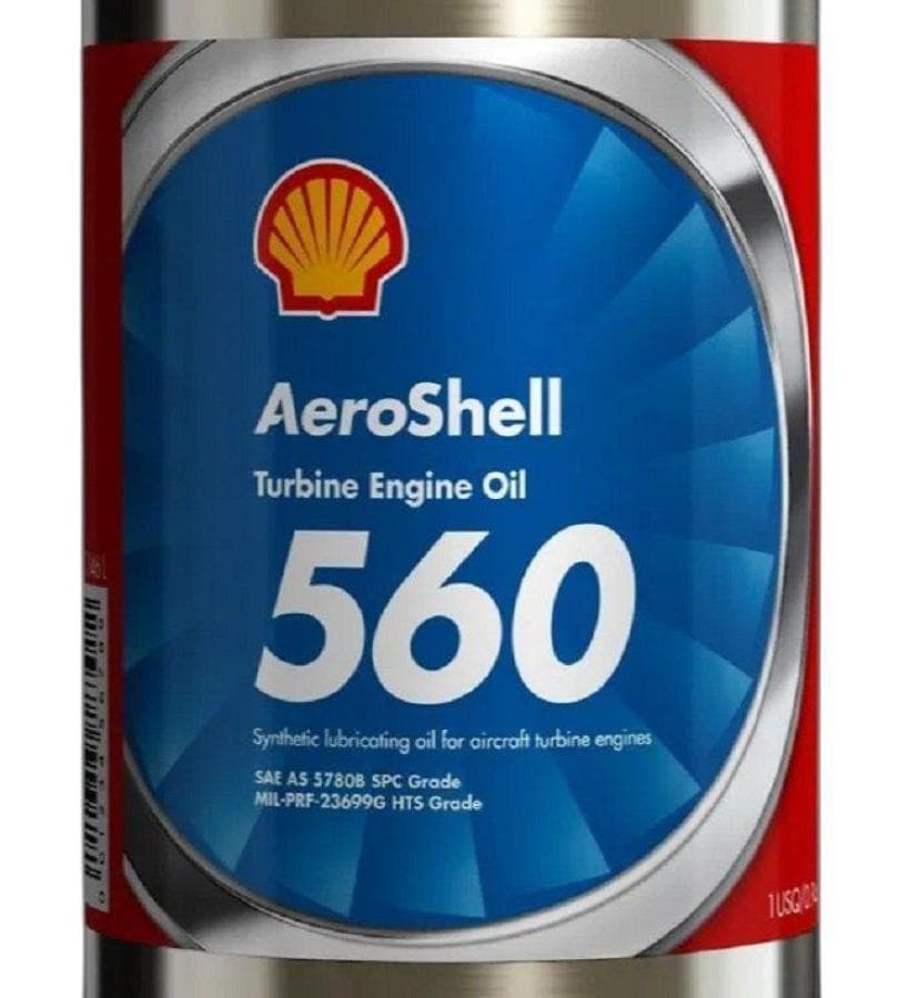 Aeroshell Turbine Oil 560 Synthetic Lubricating