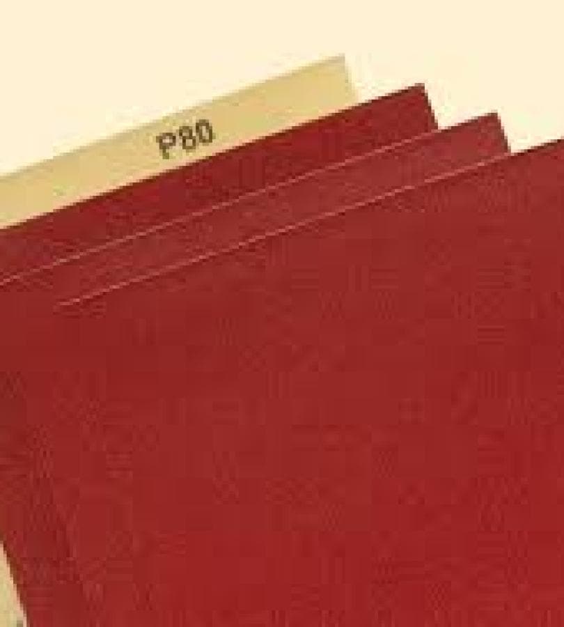 ABRASIVE PAPER, 80 GRIT