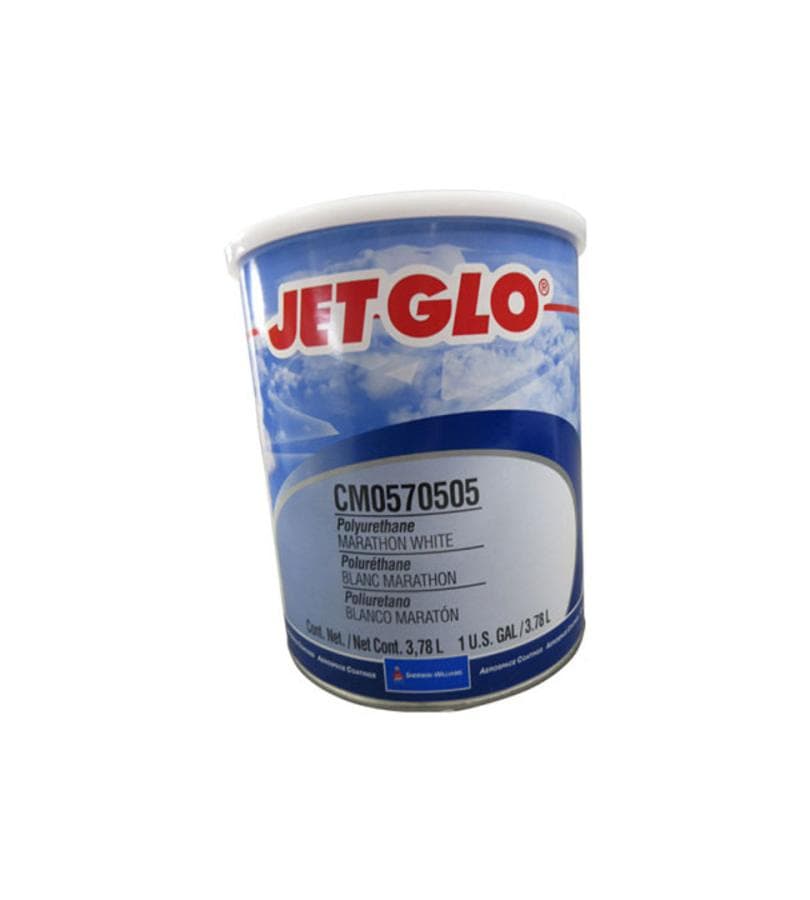 JET GLO MARATHON WHITE TOPCOAT PAINT