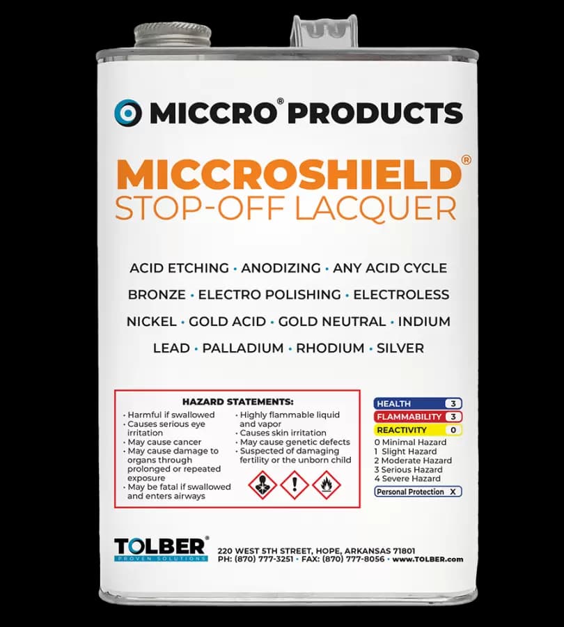 STOP-OFF LACQUER