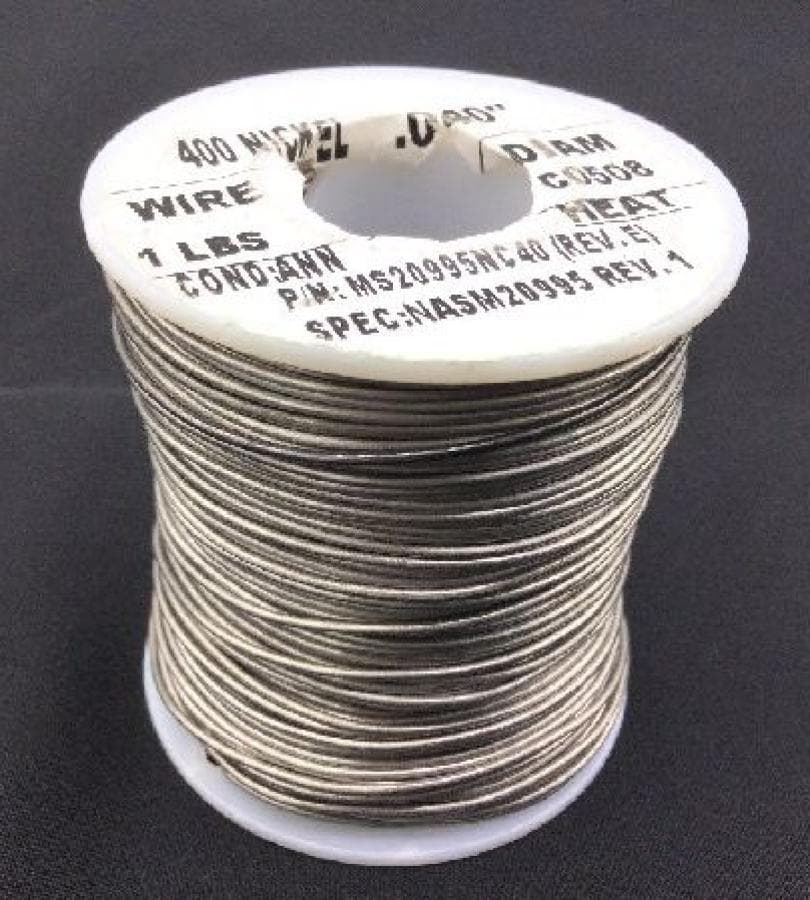 MS20995NC40 Lockwire (Red) Annealed Monel Wire