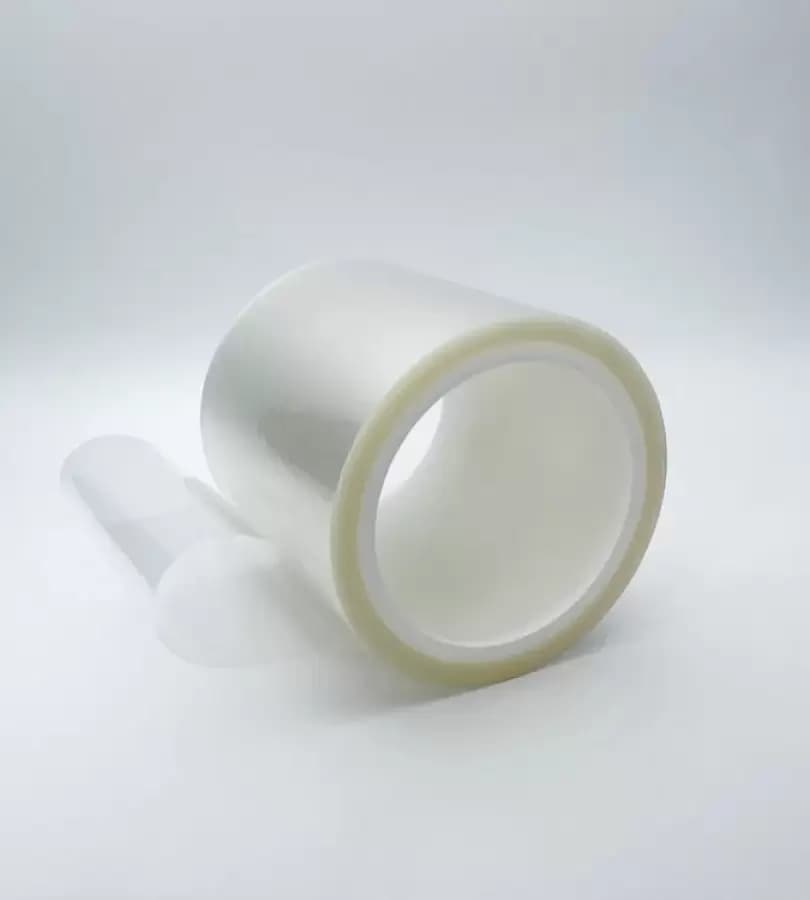 LINERED,ULTRA-HIGH ADHESION TRANSPARENT POLYESTER (PET) FILM TAPE