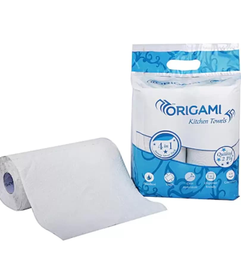 Origami 2-Ply Kitchen Towel 60 Pulls