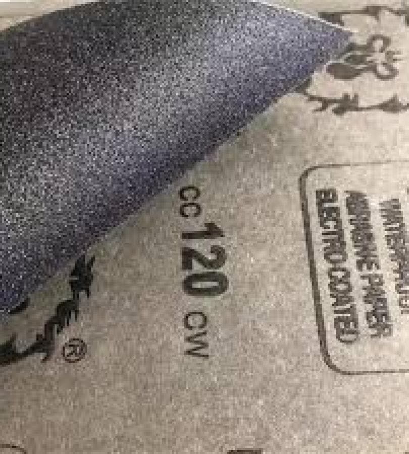 SILICONE CARBIDE ABRASIVE PAPER - P 120 GRIT