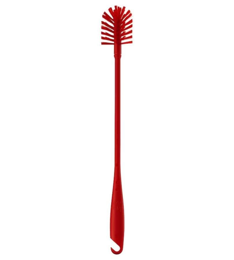 Soft Bristles Bottle Brush (Red, 43 cm, 17 Inches)