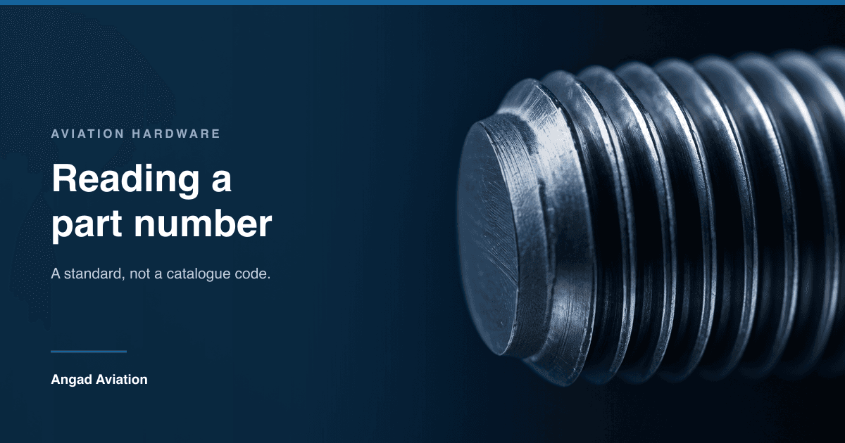 AN, MS and NAS part numbers explained