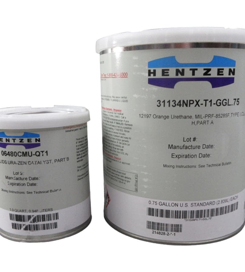 12197 ORANGE HIGH SOLIDS POLYURETHANE TOPCOAT
