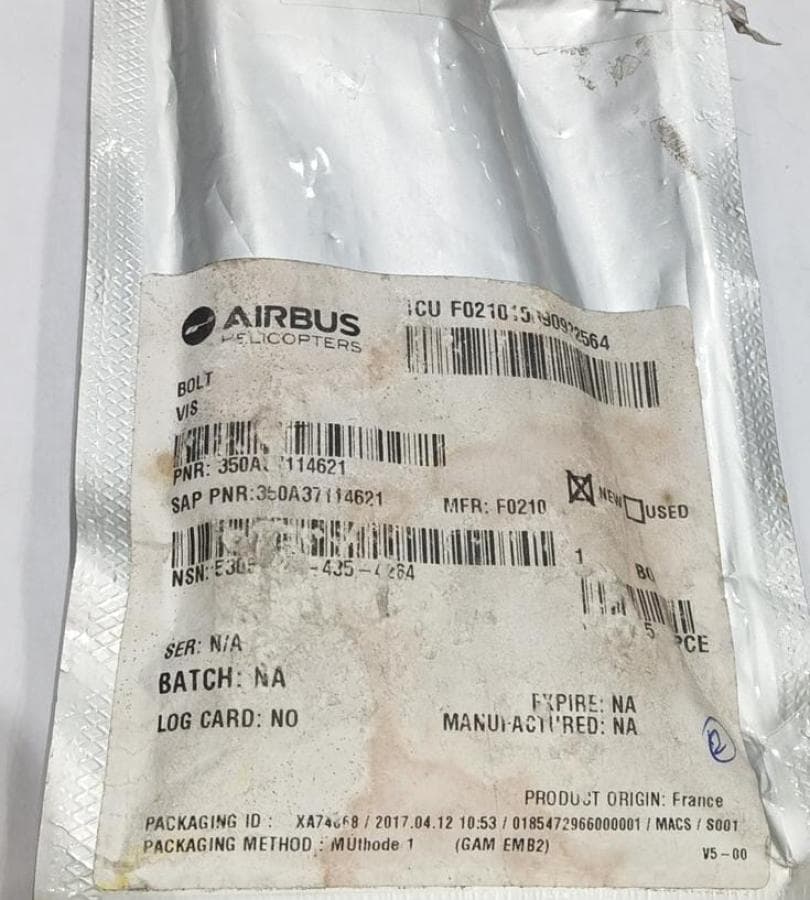 350A37114621 BOLT