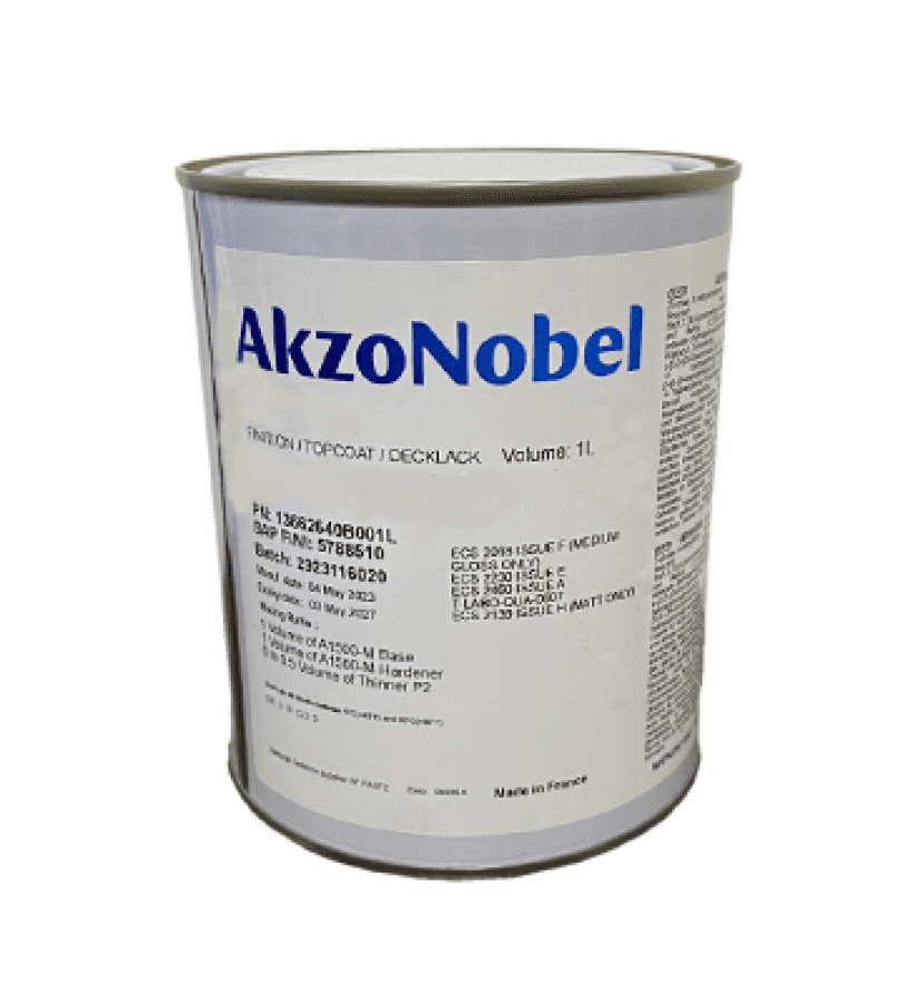 POLYURETHANE TOPCOAT GLOSS GREY BLUE