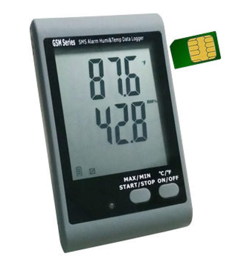 SMS TEMPERATURE AND HUMIDITY DATA LOGGER GSM 20