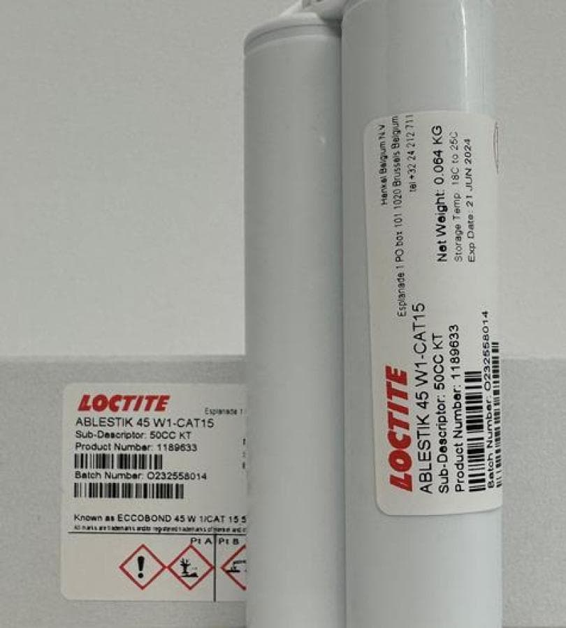 LOCTITE ABLESTIK 45W1 / CAT 15: Black Opaque Epoxy for UV & Security Potting