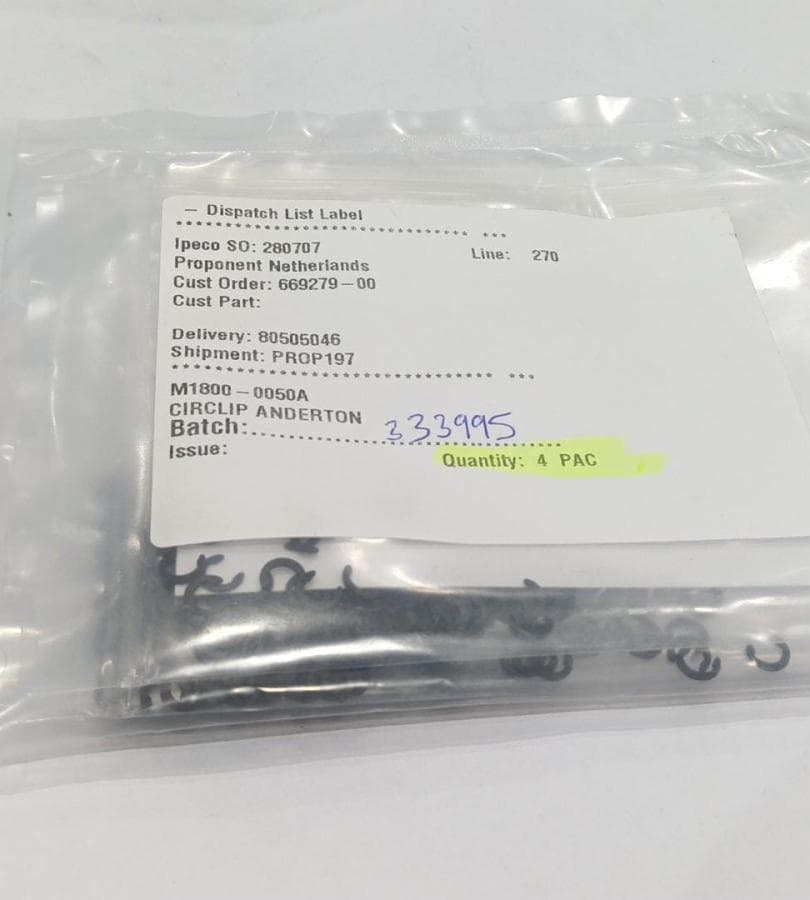 Spare Part M1800-0050A