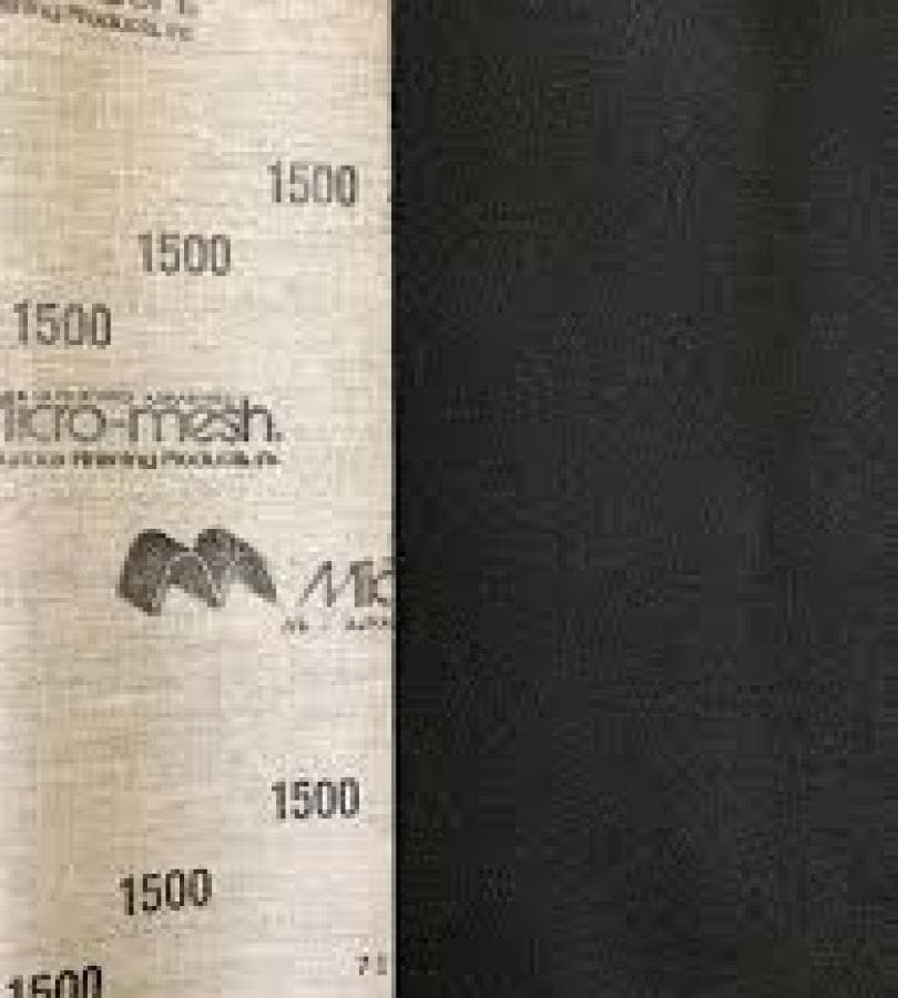 Micro Mesh Grit 1500 Cushioned Abrasive Paper