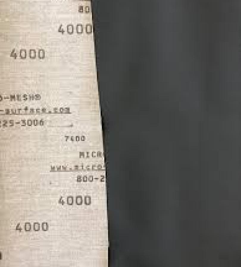 Micro Mesh Grit 4000 Cushioned Abrasive Paper