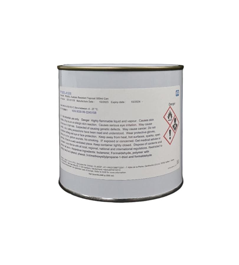RED INTEGRAL FUEL TANK SLOSH COATING