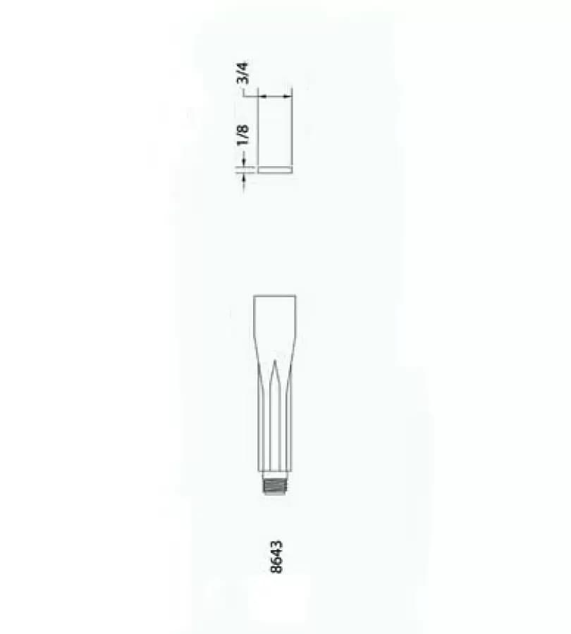 4-3/8 X 3/4 SEALANT NOZZLE